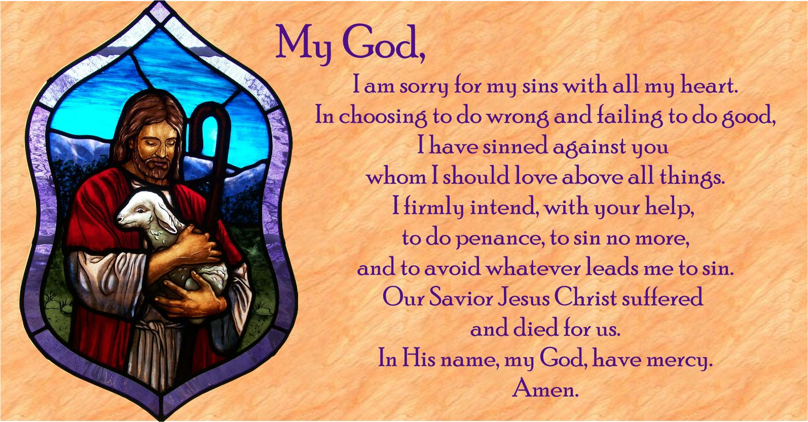 Act Of Contrition 